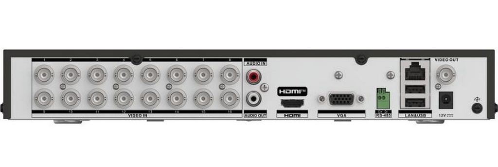 Hikvision Pro Series 16-ch 1080p 1U H.265 AcuSense DVR