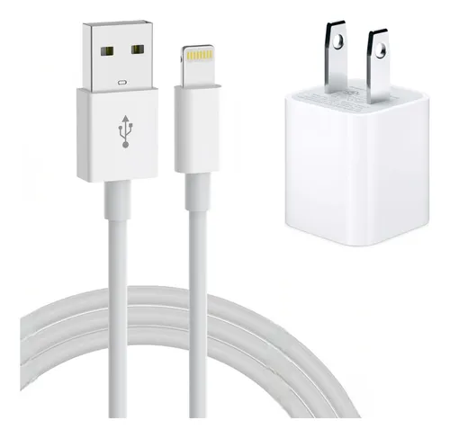 CARGADOR IPHONE 5W USB A LIGHTNING 