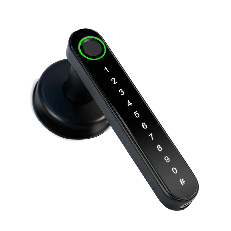 CERRADURA INTELIGENTE TECLAM CON HUELLA DACTILAR Y BLUETOOTH TEC-T8-IC