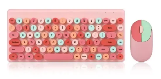 TECLADO MECANICO MAS MOUSE QW02 PILAS