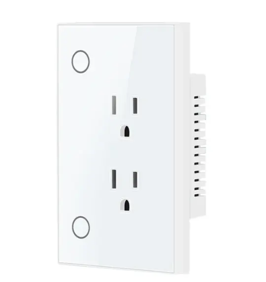 TOMA CORRIENTE INTELIGENTE TECLAM VERSIÓN ESTADOUNIDENSE, CON WIFI DE 2 CANALES