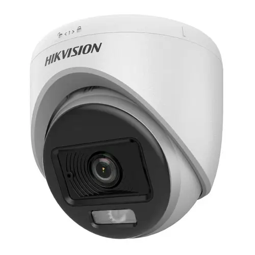 CAMARA HIKVISION DOMO FIJA PARA INTERIORES CON LUZ HIBRIDA INTELIGENTE COLORVU 3K