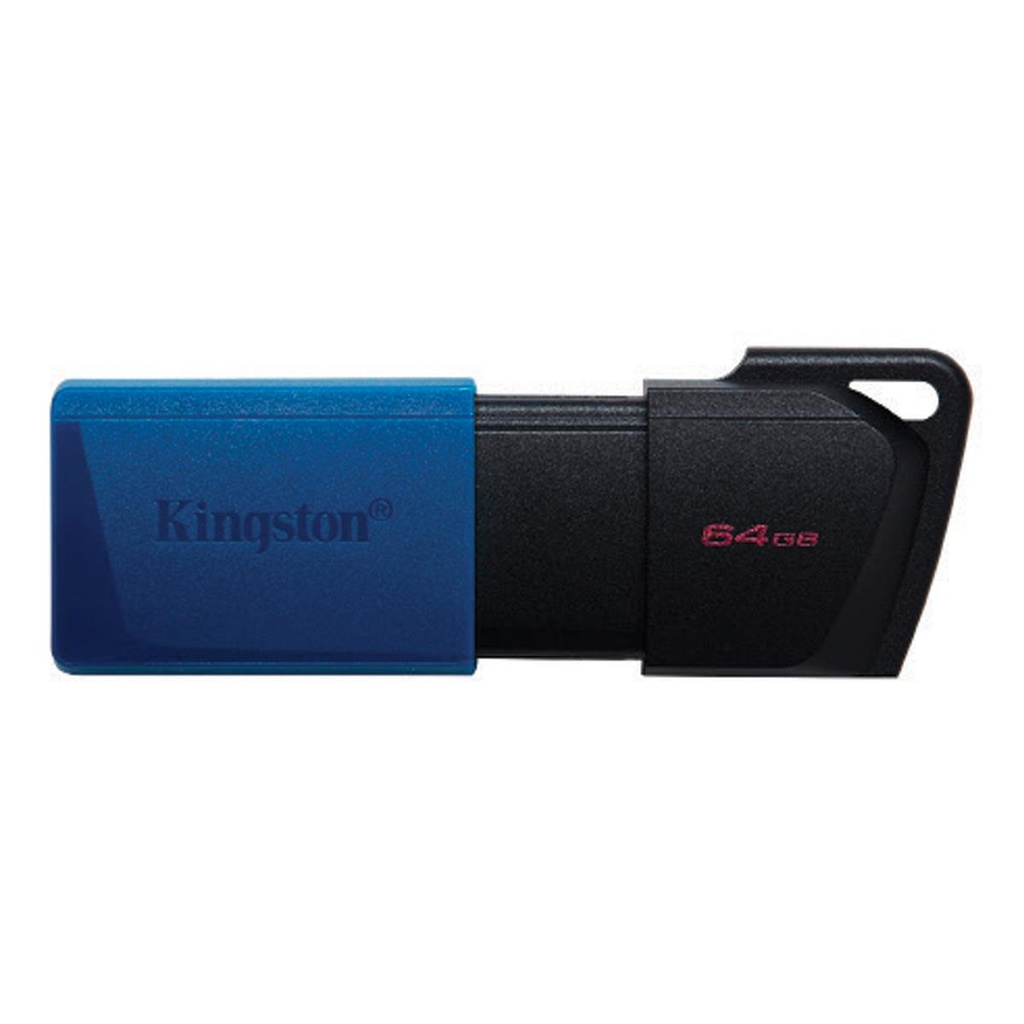 FLASH MEMORY KINGSTON DATA TRAVELER EXODIA M 64GB USB 3.2 BLACK-BLUE