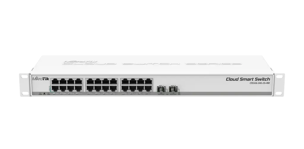SWITCH MIKROTIK CSS326-24G-2S+RM