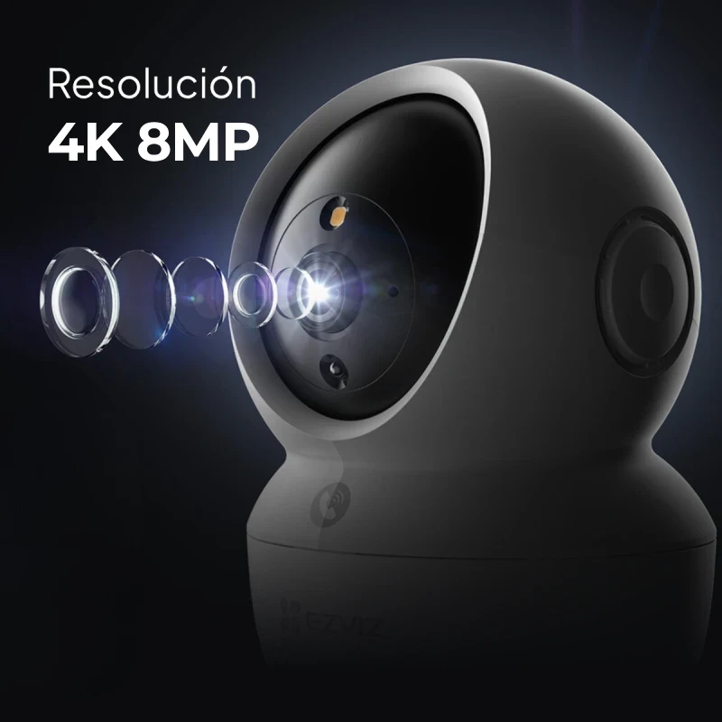 CAMARA EZVIZ H6C PRO 4K Interior Color Night 360
