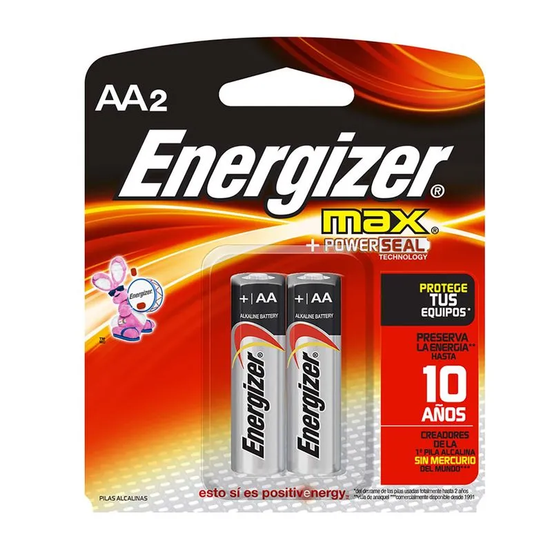 PILAS ENERGIZER ALC AA X2