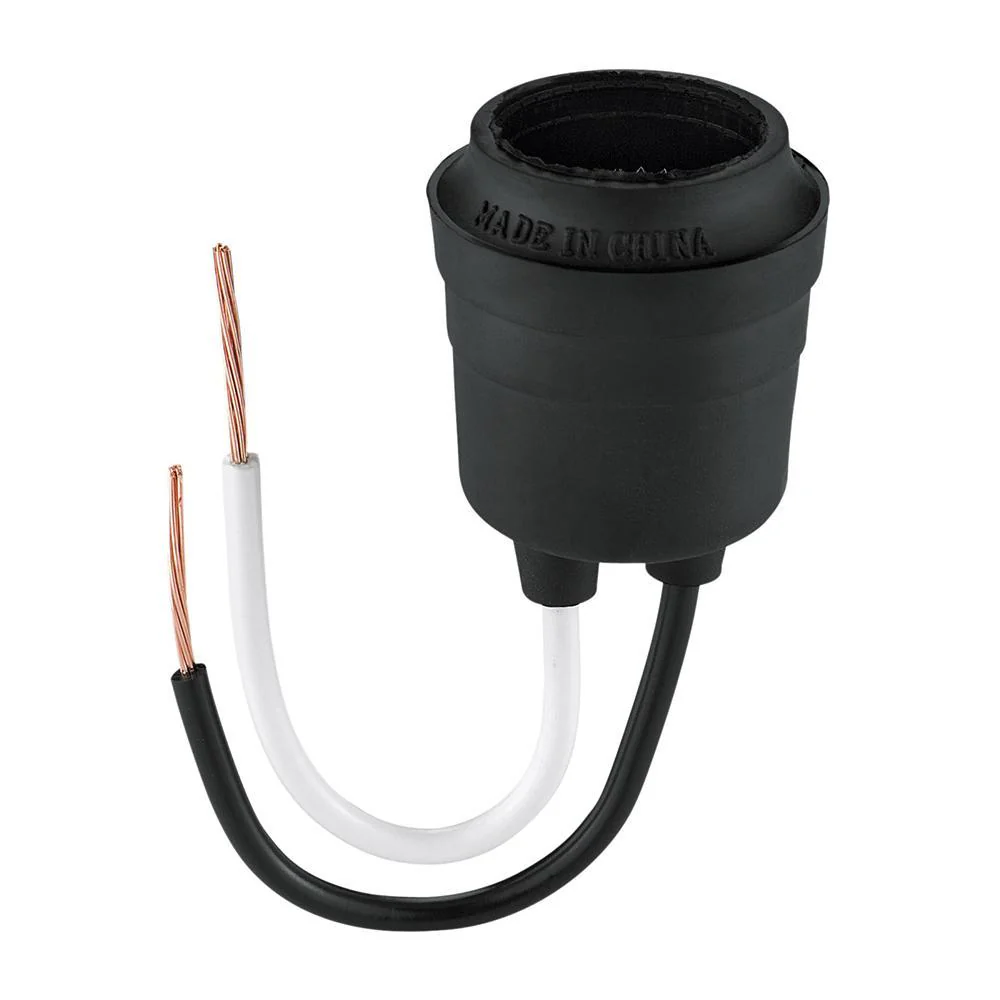 BOQUILLA DE CAUCHO E27 250V 660W NEGRO 20U/C