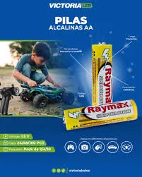 PILAS AA RAYMAX ALCALINAS 1.5V X 2