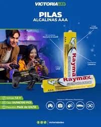 PILAS AAA RAYMAX ALCALINAS 1.5V X 2