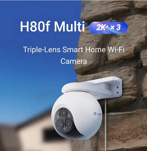 CAMARA EZVIZ H80F 2K ZOOM 12X TRIPLE LENTE