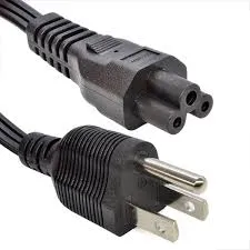 CABLE DE PODER TREBOL MACHO