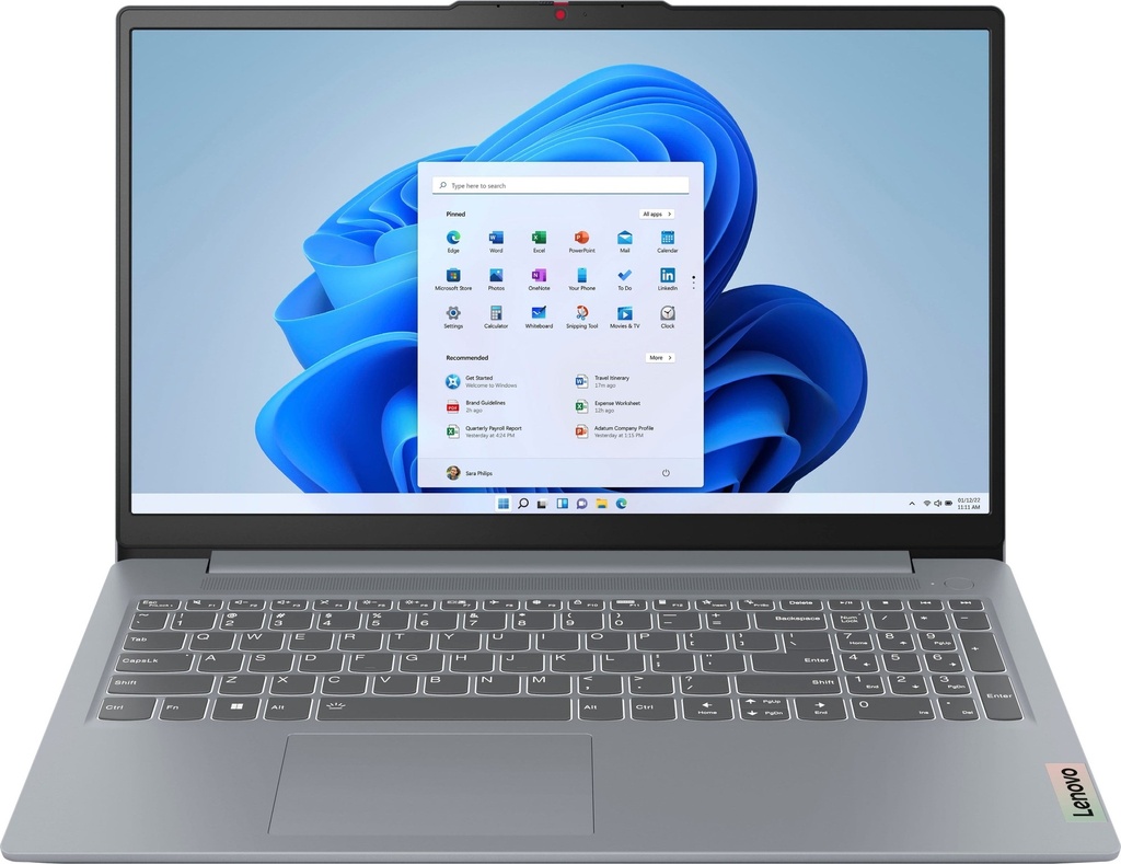 LAPTOP LENOVO IDEAPAD INTEL I3-N305 8GB-DDR5 128GB 15.6PULG
