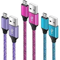 CABLE USB-A TO MICRO 1500MM 5A OD6.0 V8