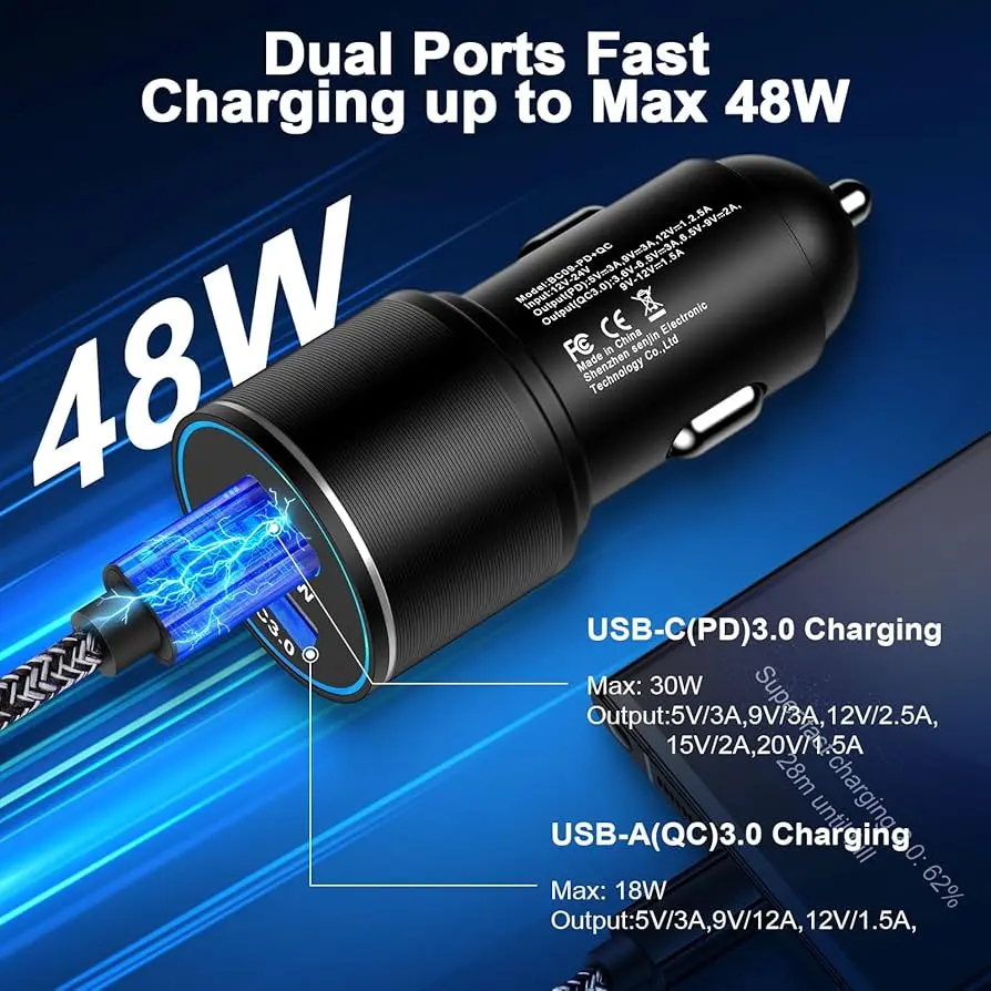 ADAPTADOR VEHICULO MC1-C31 48W A+C