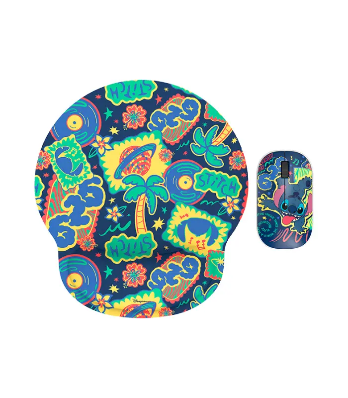 Xtech Disney Stitch Wls Mouse and Mouse Pad kit XTM DKT1ST