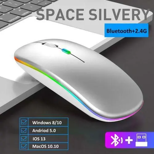 MOUSE WIRELESS RECHARGEABLE SILENT CBA100