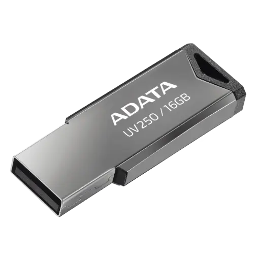 FLASH MEMORY ADATA 32GB UV250 USB 2.0 METALIC