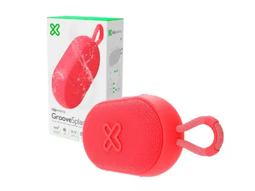 Klip Xtreme Spkr WlsBT KBS030RD 12Hrs IPX7 TWS Ph/Mic Red